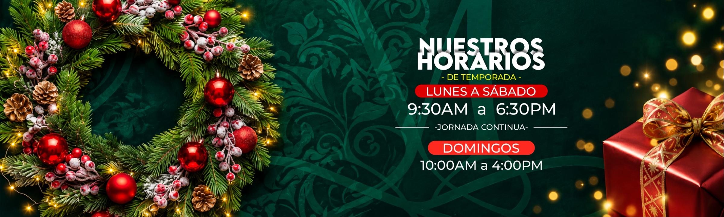 HORARIOS TEMPORADA