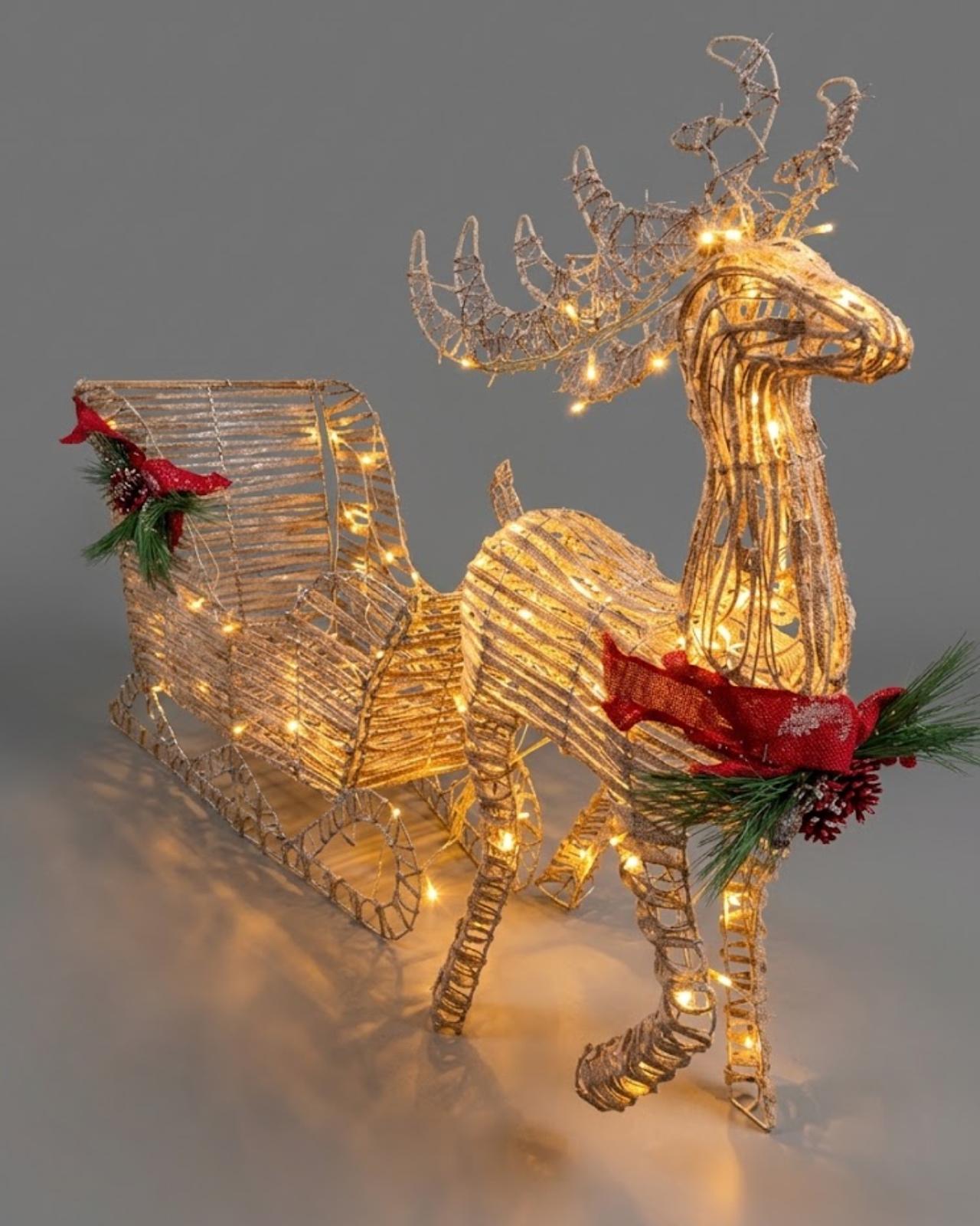 TRINEO VENADO DORADO NAVIDEÑO_1