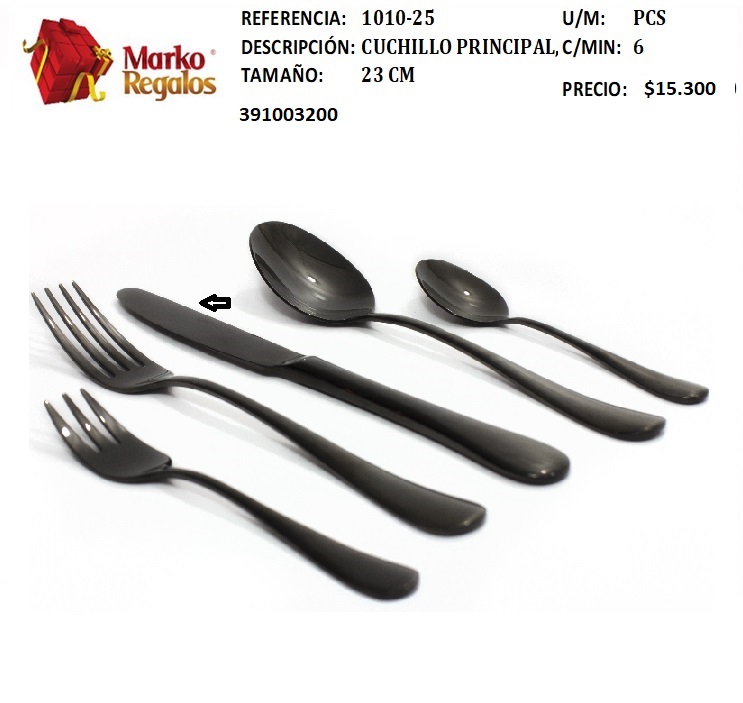 CUCHILLO PRINCIPAL 1010-25 - MarkoRegalos