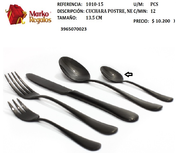 CUCHARRA POSTRE 1010-15 - MarkoRegalos