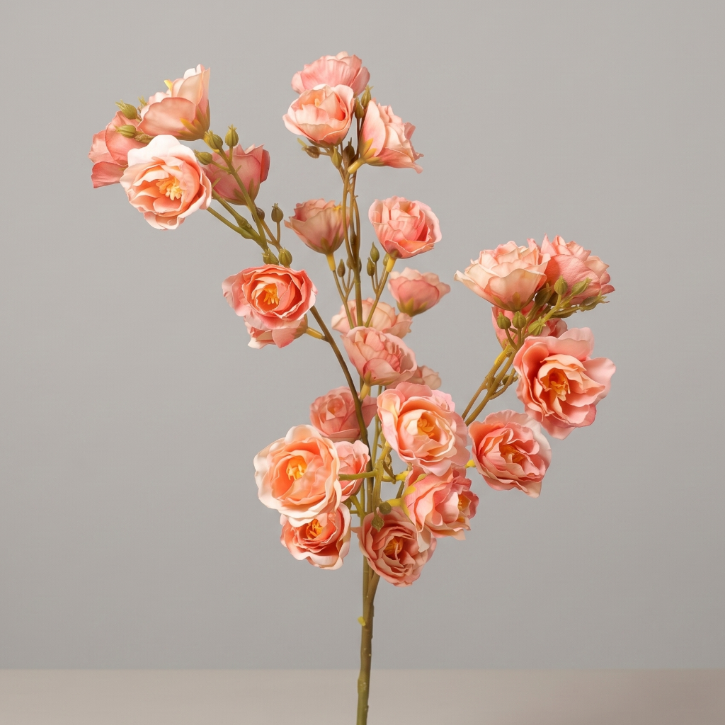 RAMA FLORAL BOTONES DE ROSA - MarkoRegalos