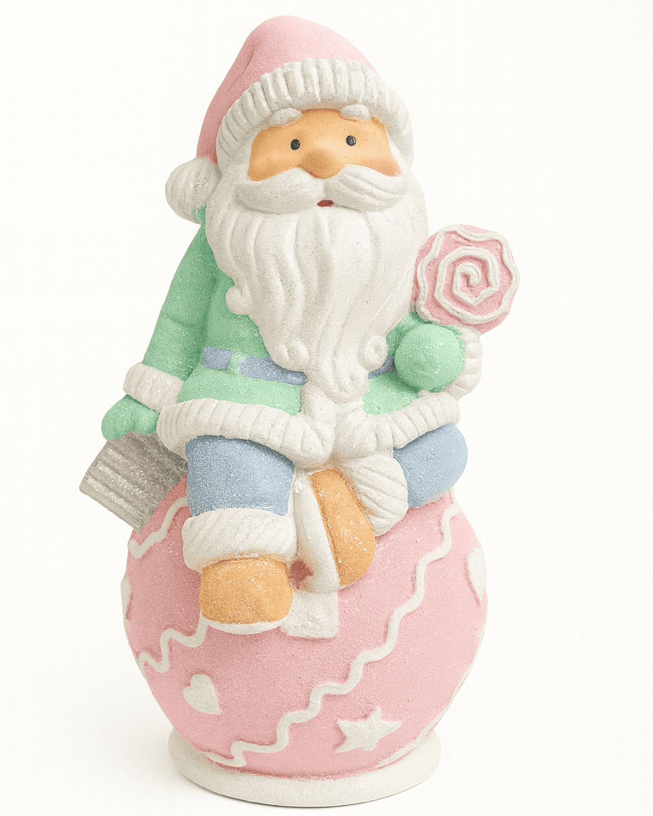FIGURA SANTA PINK - MarkoRegalos