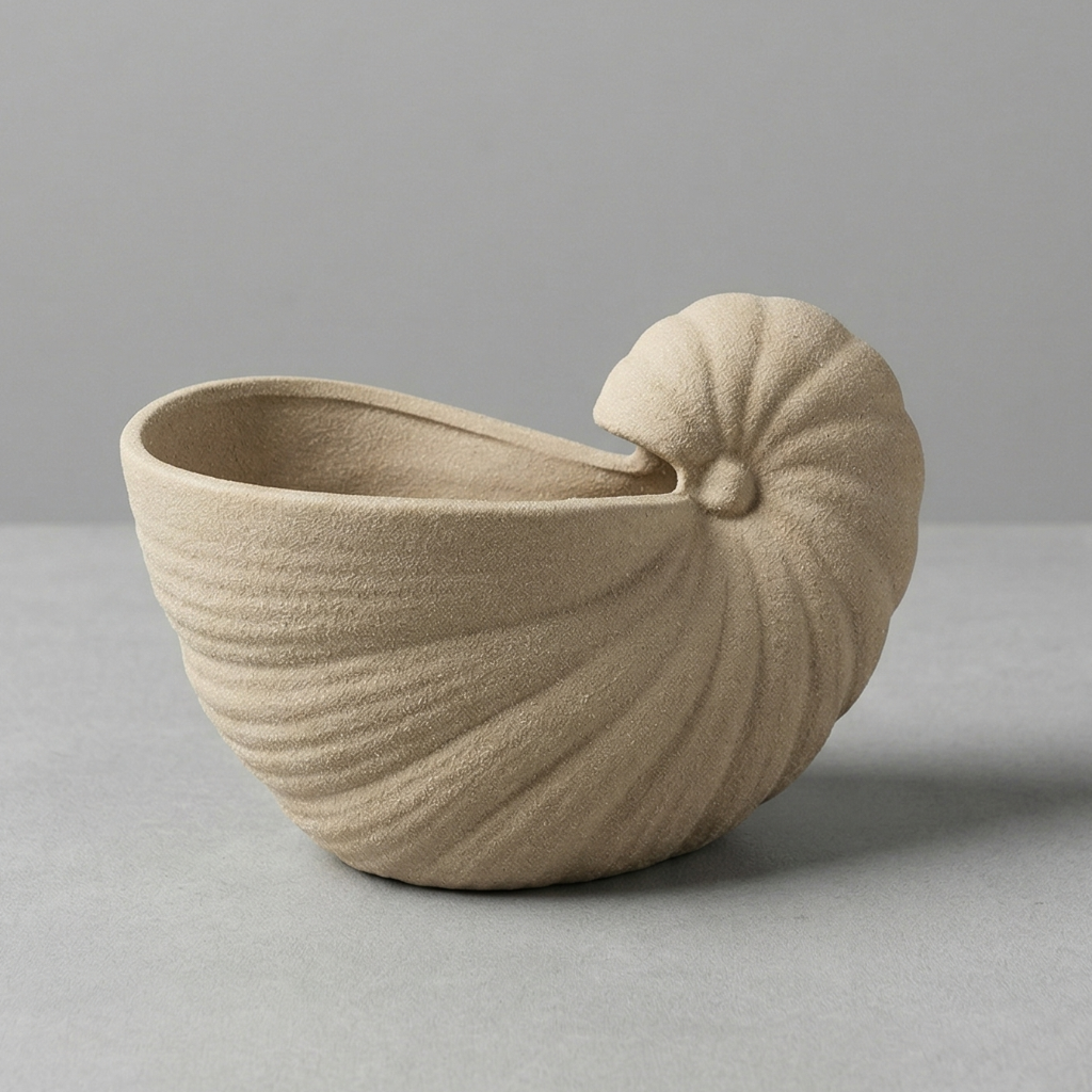 FLORERO CONCHA DE CARACOL - MarkoRegalos