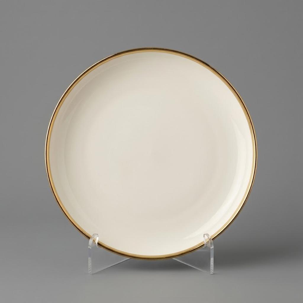 PLATO PORC BORDE ORO 25 CM_1