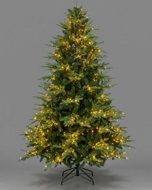 ÁRBOL RAMA MIXTA LUZ CALIDA 240CM_1