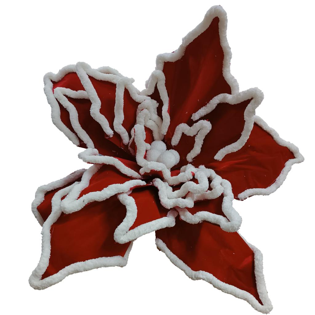 FLOR PONSETIA ARTIFICIAL MILTA - MarkoRegalos