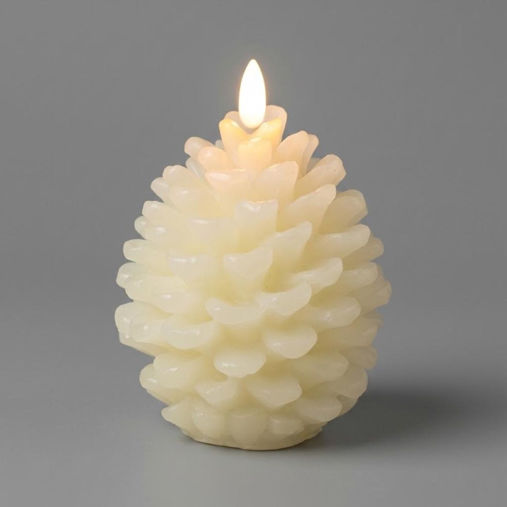 VELA PIÑA NAVIAD WHITE - MarkoRegalos