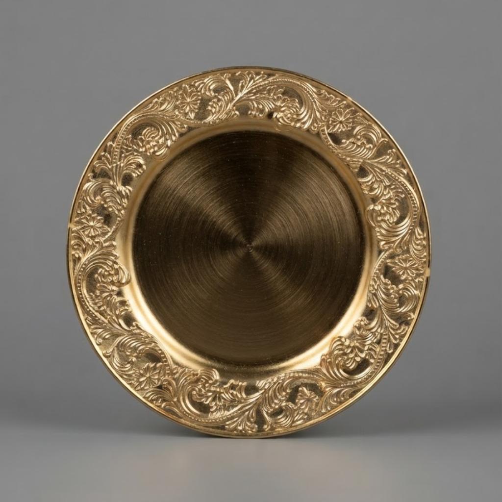 PLATO BASE DORADO PVC _1