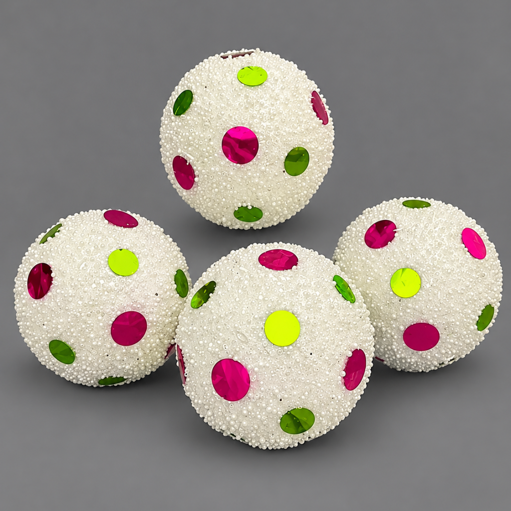 BOLA CHRISTMAS SUNFLOWER X 4PCS - MarkoRegalos