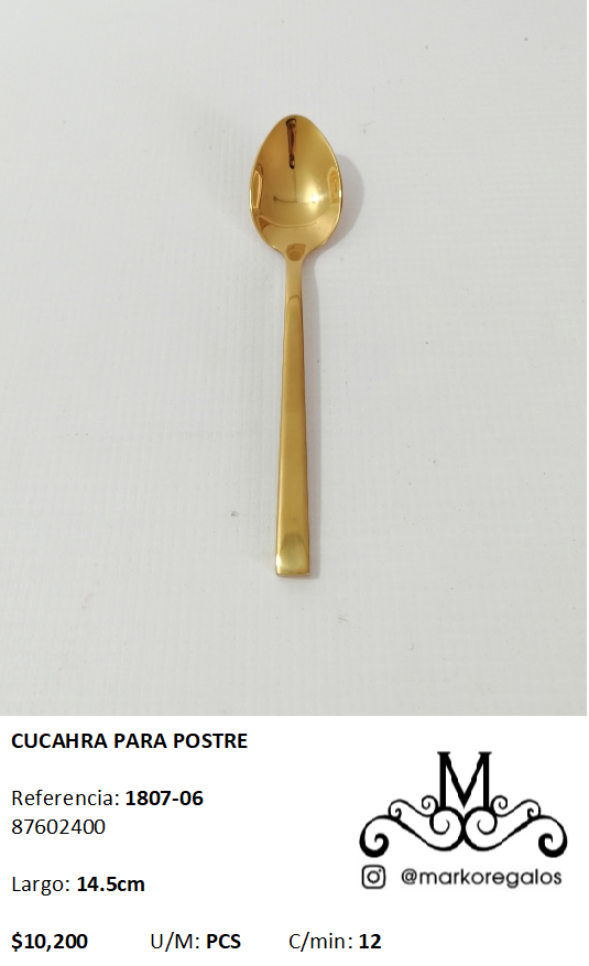 CUCHARA PARA POSTRE 1807-06 - MarkoRegalos
