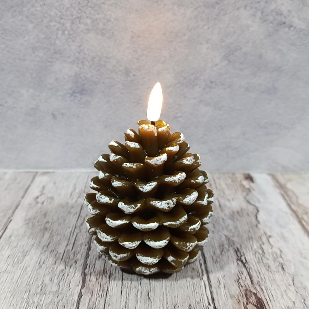 VELA PIÑA NAVIDEÑA  GRANDE - MarkoRegalos
