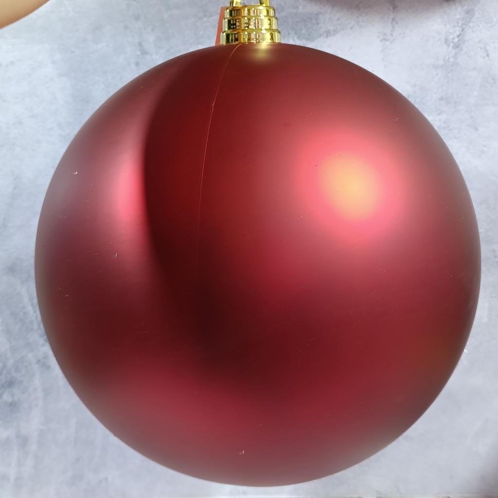 BOLA ROJA NAVIDEÑA 40CM_1