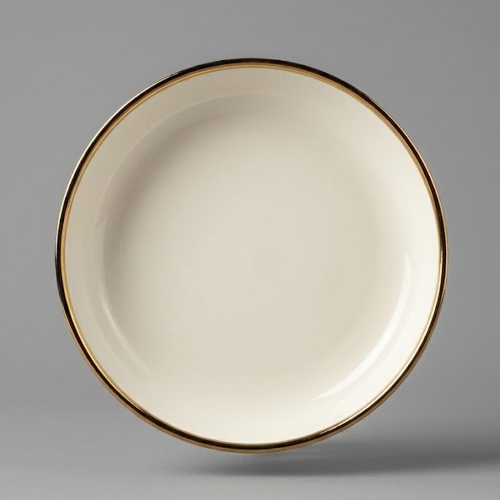 PLATO PORC BORDE ORO 20.5 CM_1