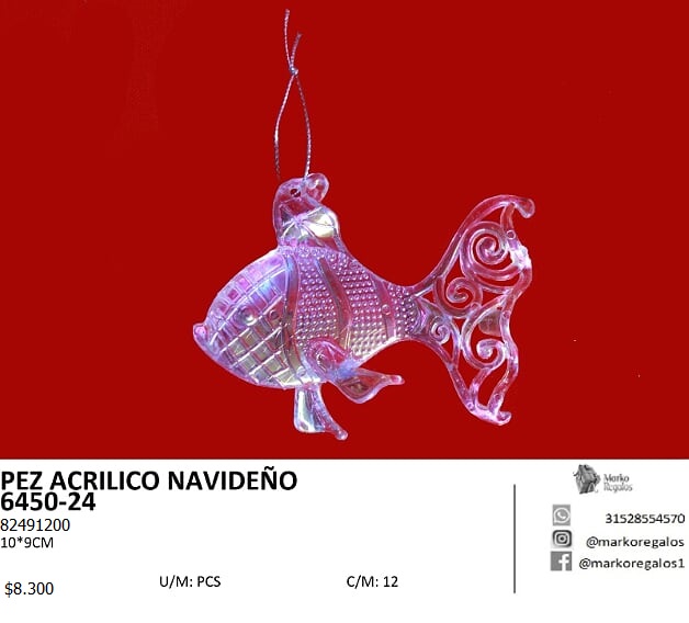 Pez acrilico navideño_1
