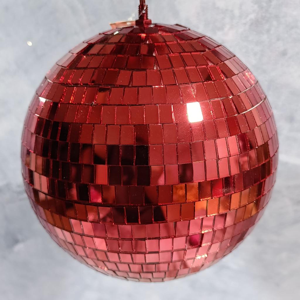 BOLA ROJA ESPEJO 20CM_1