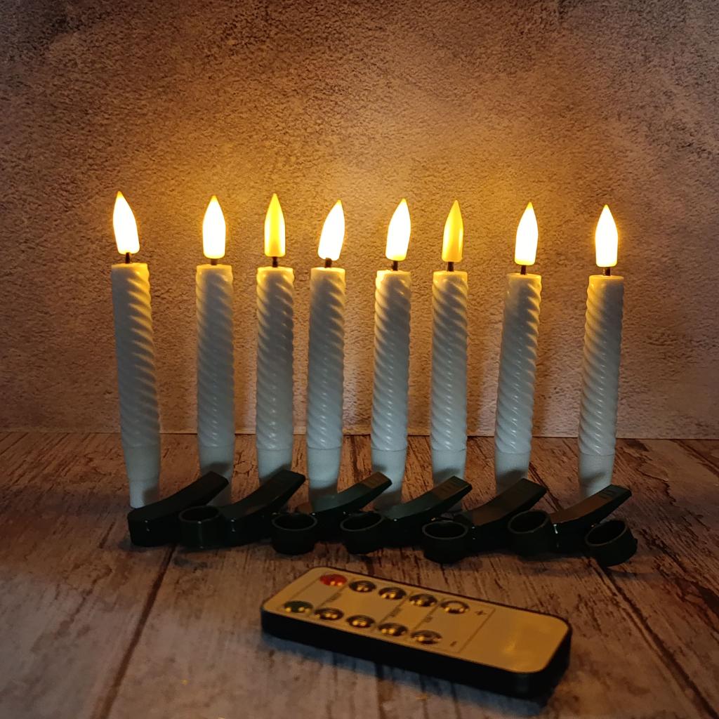 VELA PLASTICA SET X 8 UNIDADES - MarkoRegalos