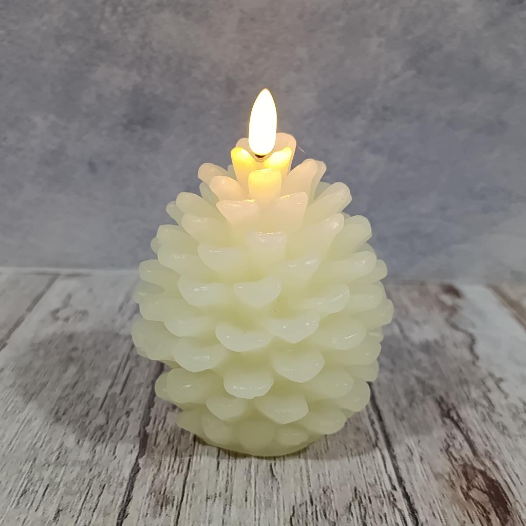 VELA PIÑA NAVIAD WHITE - MarkoRegalos