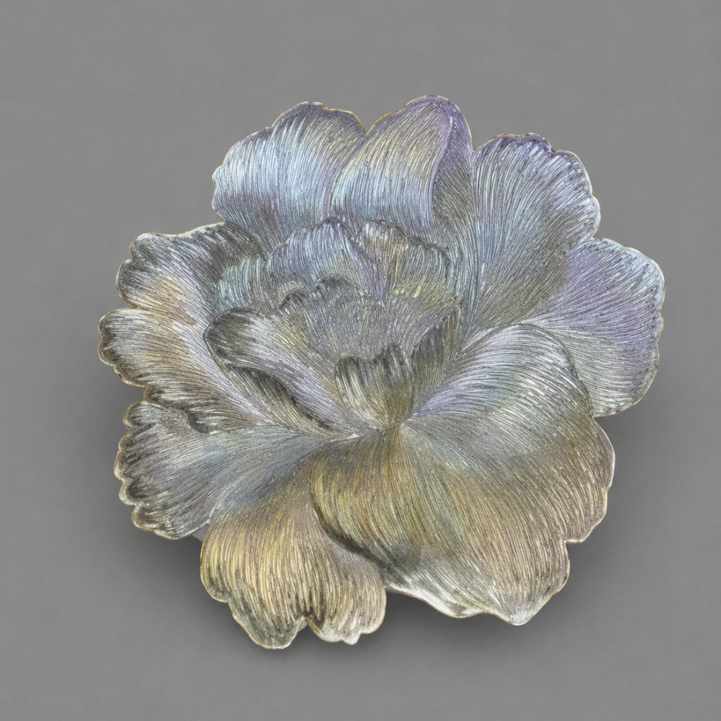 INDIVIDUAL LOTUS PLATEADO  - MarkoRegalos